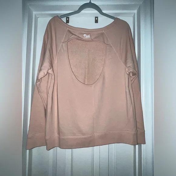 NWOT PINK “Wake Me When It’s Summer” Graphic Crewneck Sweatshirt - Pink - Medium - Picture 5 of 9